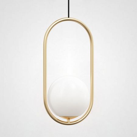 Подвесной светильник Imperiumloft Matthew Mccormick Hoop Gold Mila Pendant HOOP-B01