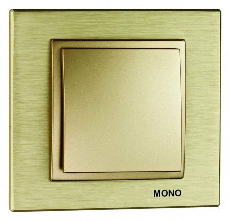 Рамка на 1 пост Mono Electric Style Aluminium 107-830000-160