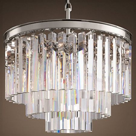 Подвесная люстра Imperiumloft Rh 1920S Odeon Clear Glass Fringe 40.1539