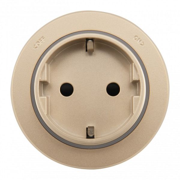 Розетка с заземлением на треке Arte Milano Am-track-sockets-39 397951TS/ES Gold от Arte Milano