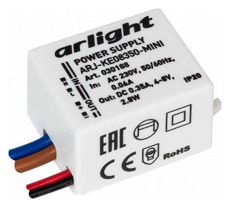 Блок питания с проводом Arlight ARJ 030188