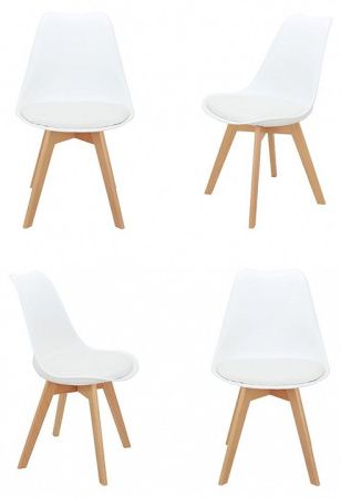 Набор из 4 стульев Eames Bon