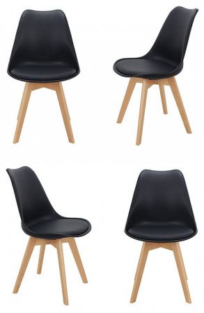 Набор из 4 стульев Eames Bon